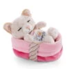 Nici 47892 Sleeping Pets Kittie Schlafende Katze Leopardmuster Im Körbchen 12cm