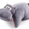 Nici 47983 Kuscheltierkissen 2in1 Nilpferd DJ Nilbert 40x30cm Wild Friends GREEN