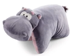 Nici 47983 Kuscheltierkissen 2in1 Nilpferd DJ Nilbert 40x30cm Wild Friends GREEN