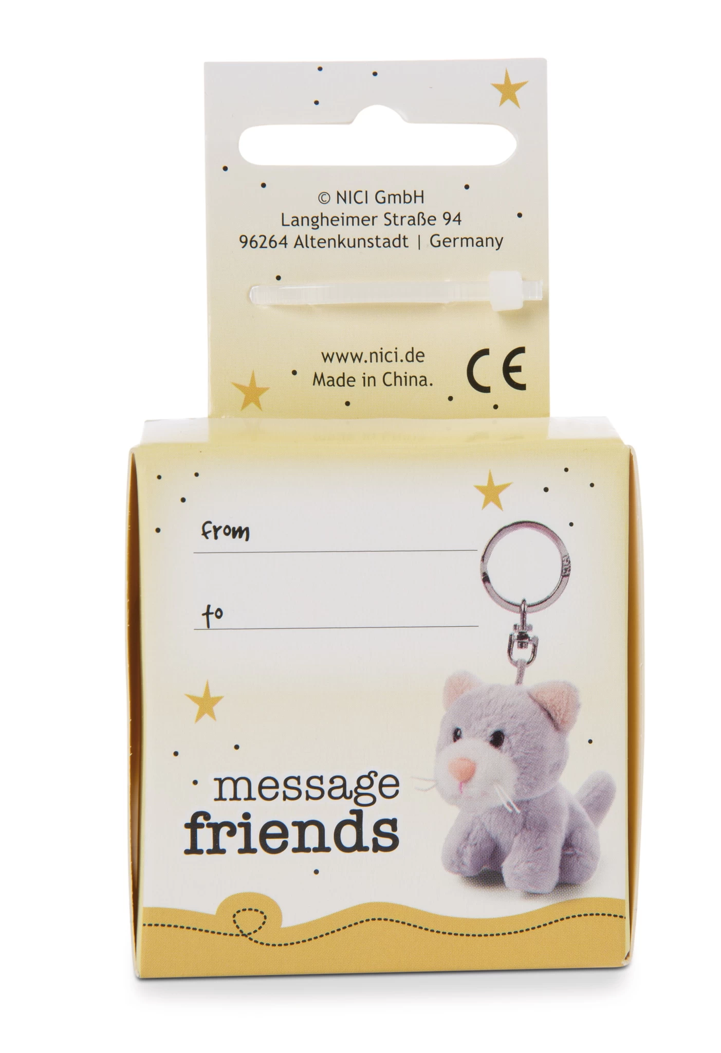 Nici 48127 Schlüsselanhänger Message Friends 6cm - Katze "You Are The Best!" 4 Nici 48127 Schlüsselanhänger Message Friends 6cm - Katze "You Are The Best!" – Bild 2