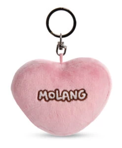 Nici 48222 Schlüsselanhänger Herzförmig PiuPiu Molang Regenbogen 8cm Kawaii -Boutique-Laden für Plüschtiere 48222 04 ZA Frei