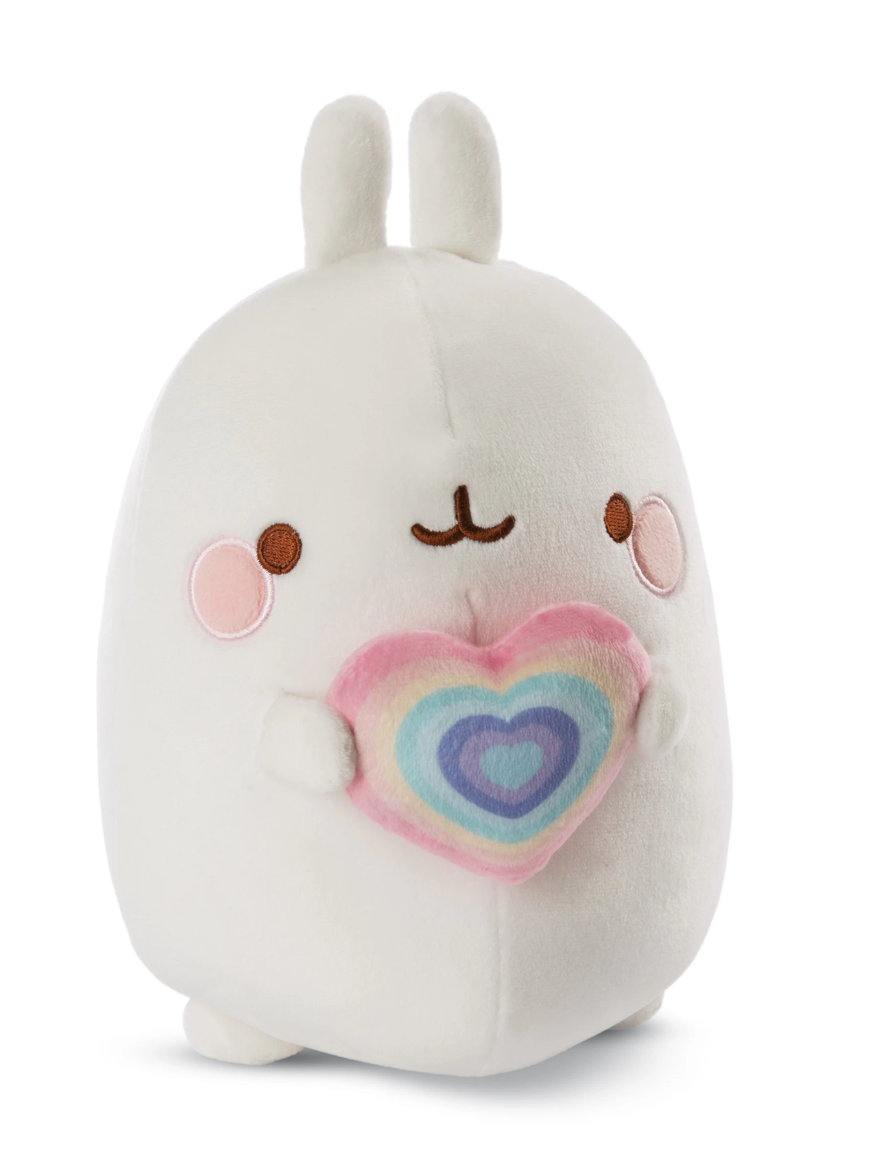 Nici 48224 Molang Mit Regenbogenherz 16cm Stretch-Plüsch Im Karton Kawaii 4 Nici 48224 Molang Mit Regenbogenherz 16cm Stretch-Plüsch Im Karton Kawaii – Bild 2