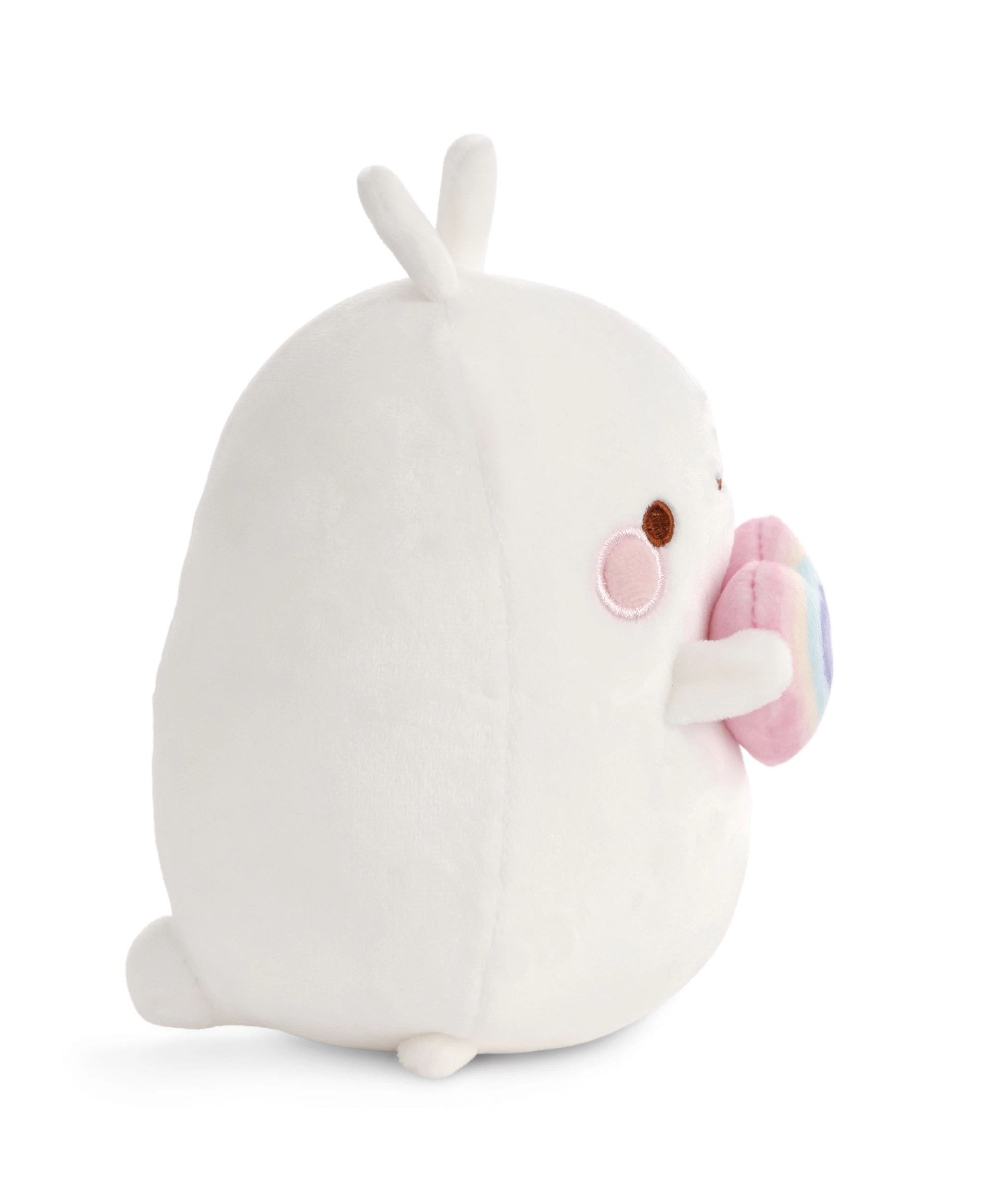 Nici 48224 Molang Mit Regenbogenherz 16cm Stretch-Plüsch Im Karton Kawaii 5 Nici 48224 Molang Mit Regenbogenherz 16cm Stretch-Plüsch Im Karton Kawaii – Bild 3