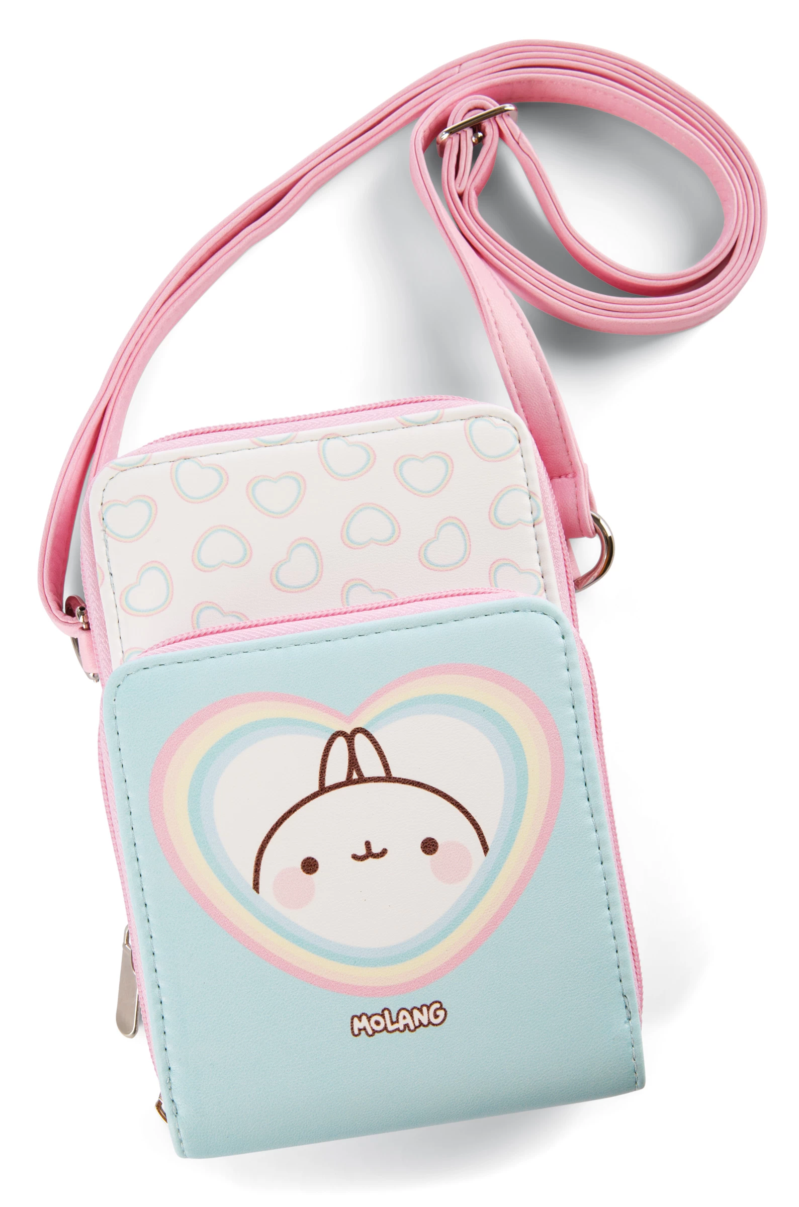 Nici 48230 Umhängetasche Schultertasche Molang Regenbogen 18,5cm Kawaii 3 Nici 48230 Umhängetasche Schultertasche Molang Regenbogen 18,5cm Kawaii