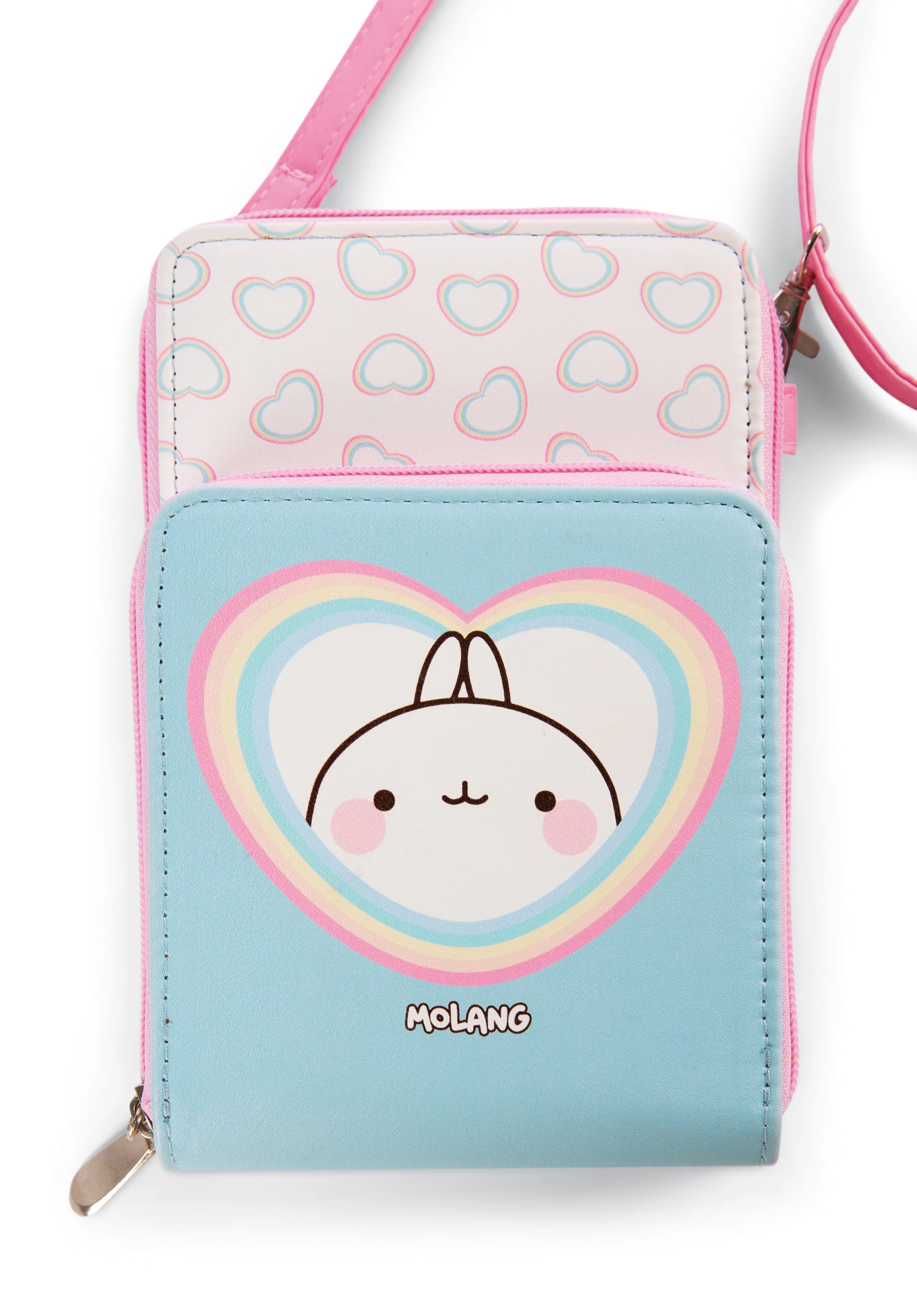 Nici 48230 Umhängetasche Schultertasche Molang Regenbogen 18,5cm Kawaii 8 Nici 48230 Umhängetasche Schultertasche Molang Regenbogen 18,5cm Kawaii – Bild 6