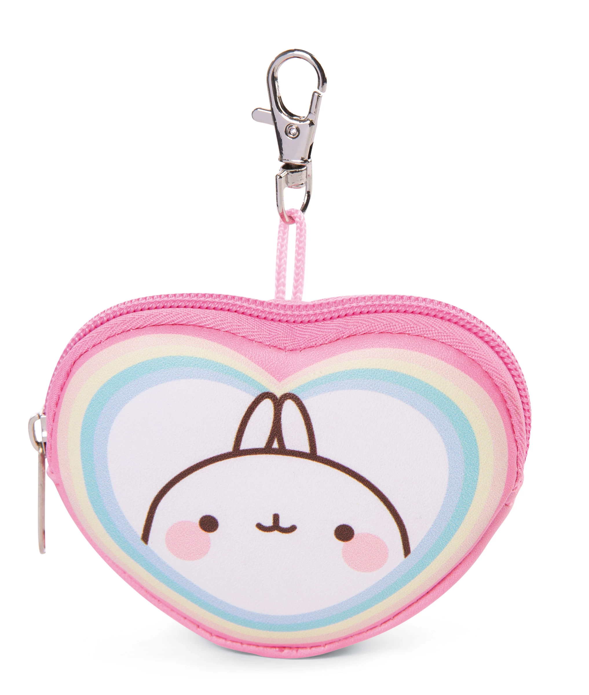 Nici 48232 Münztäschchen Molang Regenbogen Mit Karabiner 10x8x2cm Kawaii 3 Nici 48232 Münztäschchen Molang Regenbogen Mit Karabiner 10x8x2cm Kawaii