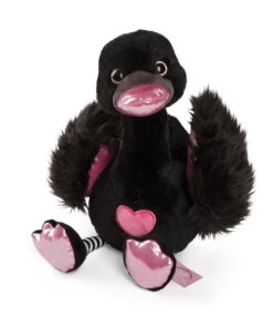 Nici 48267 Schwan Schwarz Ca 25cm Plüsch Kuscheltier Love Classics GREEN