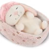 Nici 48357 Hase Liska Schlafend Im Körbchen 12cm Plüsch Winter Friends GREEN -Boutique-Laden für Plüschtiere 48357 01 HA Frei 2048x1685