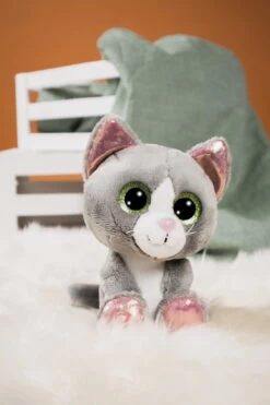 Nici 48697 GLUBSCHIS Katze Grau Felinja Ca 15cm Pet Edition GREEN Haustier -Boutique-Laden für Plüschtiere 48697 17 Milieu 1365x2048