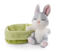 Nici 48706 Sleeping Pets Bunnies Hase Grau 12cm Schlafend Im Körbchen Grün -Boutique-Laden für Plüschtiere 48706 03 ZA Frei 2048x1754