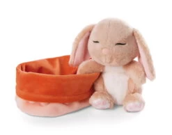 Nici 48708 Sleeping Pets Bunnies Hase Karamell 12cm Schlafend Im Körbchen Peach -Boutique-Laden für Plüschtiere 48708 03 ZA Frei 2048x1607