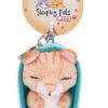 Nici 48837 Schlüsselanhänger Sleeping Pets 10cm Plüsch - Katze Braun Getigert -Boutique-Laden für Plüschtiere 48837 01 HA Frei 1173x2048