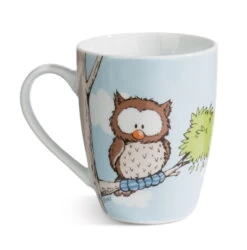 Nici 48938 Tasse Eule Oscar Porzellan Ca 310ml Mit Banderole 10x8cm Kaffeetasse -Boutique-Laden für Plüschtiere 48938 02 ZA weiss 2025x2048