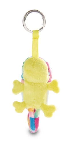 Nici 48961 Schlüsselanhänger Chamäleon Candymon 8cm Spring Summer Grün Gemustert -Boutique-Laden für Plüschtiere 48961 04 ZA Weiss 1031x2048