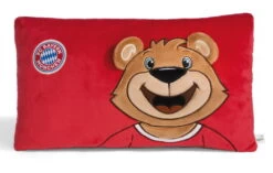 Nici 49080 Kissen FC BAYERN MÜNCHEN Bär Berni 43x25cm Plüsch FCB Dekokissen