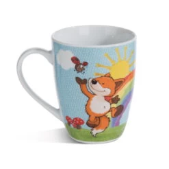 Nici 49165 Tasse Fuchs Fridalie & Regenbogen Porzellan 310ml Forest Friends -Boutique-Laden für Plüschtiere 49165 03 ZA weiss 2048x2037
