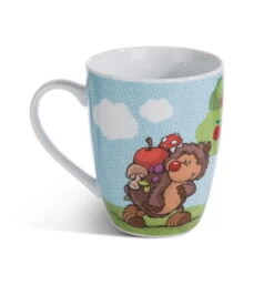 Nici 49166 Tasse Igel Hetch Hogan & Regenbogen Porzellan 310ml Forest Friends -Boutique-Laden für Plüschtiere 49166 03 ZA weiss 1966x2048