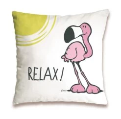 Nici 41943 Kissen Flamingo "RELAX" Baumwolle Bedruckt 37x37cm -Boutique-Laden für Plüschtiere 57Kb2p8xJqGSjEk