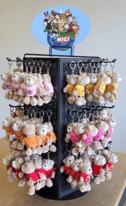 Nici 70025 Thekenständer Drehständer 4-seitig Inkl. Haken Und Top-Schild -Boutique-Laden für Plüschtiere 70025 1