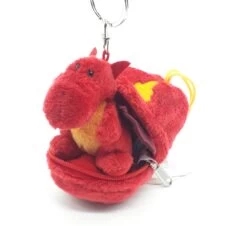 Nici 90637 Schlüsselanhänger Feuerdrache Im Ei Ca 8cm Plüsch Taiwan Limited