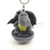 Nici 90638 Schlüsselanhänger Drache Neon-grün Im Ei Ca 8cm Plüsch Taiwan Limited