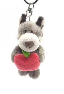 Nici 90647 Schlüsselanhänger Wolf Woody Wulf & Apfel 10cm Plüsch Taiwan Limited -Boutique-Laden für Plüschtiere 90647 2