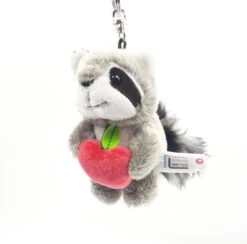 Nici 90792 Schlüsselanhänger Waschbär Rod Mit Apfel 10cm Plüsch Taiwan Limited -Boutique-Laden für Plüschtiere 90792 2