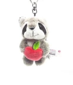 Nici 90792 Schlüsselanhänger Waschbär Rod Mit Apfel 10cm Plüsch Taiwan Limited -Boutique-Laden für Plüschtiere 90792 3