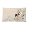 Nici 39093 Kissen Classic Bear Bär Creme Mit Igel 43x25cm Plüsch -Boutique-Laden für Plüschtiere A39093pt