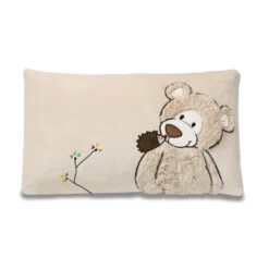 Nici 39093 Kissen Classic Bear Bär Creme Mit Igel 43x25cm Plüsch