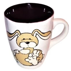 Nici 22036 Tasse Hase Puschel Beige Porzellan Spring Frühling Rabbit 11cm Ø8,5cm -Boutique-Laden für Plüschtiere N22036 bearbeitet