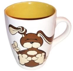 Nici 22037 Tasse Hase Puschel Braun Porzellan Spring Frühling Rabbit 11cm Ø8,5cm -Boutique-Laden für Plüschtiere N22037 bearbeitet