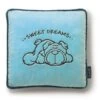 Nici 27590 Kissen Hund Mops Quadratisch 25x25cm Plüsch Kuschelkissen -Boutique-Laden für Plüschtiere N27590