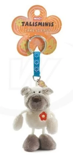 Nici 27757 Talisminis Schlüsselanhänger Hund Mops 7cm Take It Easy Plüsch -Boutique-Laden für Plüschtiere N27757