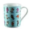 Nici 28525 Tasse Jolly Mäh Allover Bunte Schafe Blau Porzellan Kaffeetasse -Boutique-Laden für Plüschtiere N28525