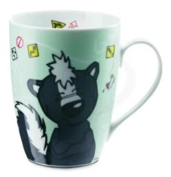 Nici 29949 Tasse Stinktier Calvin Skunk "All Different" Forest Friends Porzellan